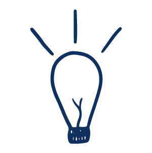 Drawing of lightbulb